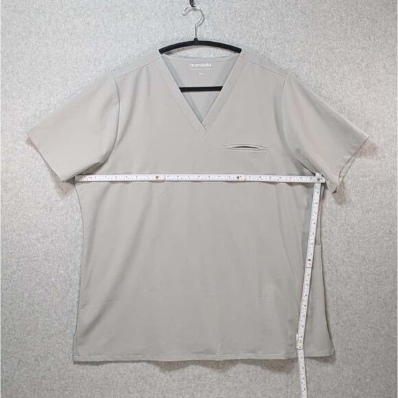 Mandala Scrub Tops Lot 3 Equa-Tek One Pocket Purple Lavender Gray Womens 2XL - Picture 11 of 16